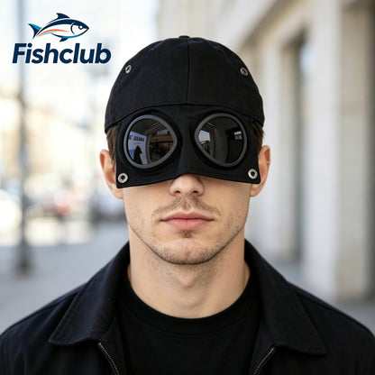 Pilot Goggle Baseball Cap with UV Protection