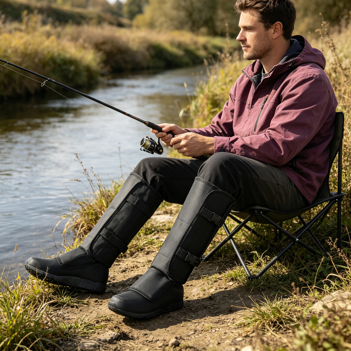 Outdoor Anti-Puncture Leg Gaiters for Hiking & Fishing