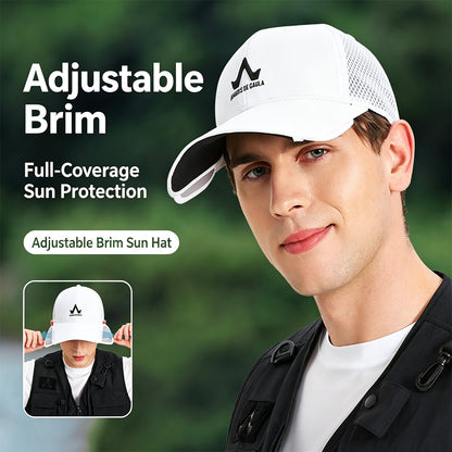 Performance Fishing Cap for Men – Adjustable Fit, Breathable Mesh & Extended Sun Protection Brim