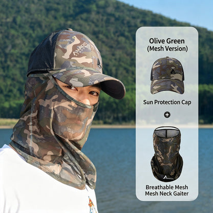 Outdoor Angler Cap – Lightweight Breathable Fishing Hat with UPF 50+ Sun Protection