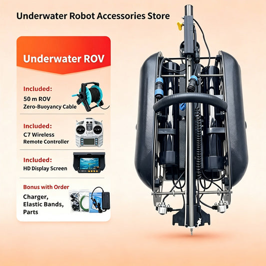 Subsea ROV  Underwater Robot for Aquaculture, Hull and Underwater Survey