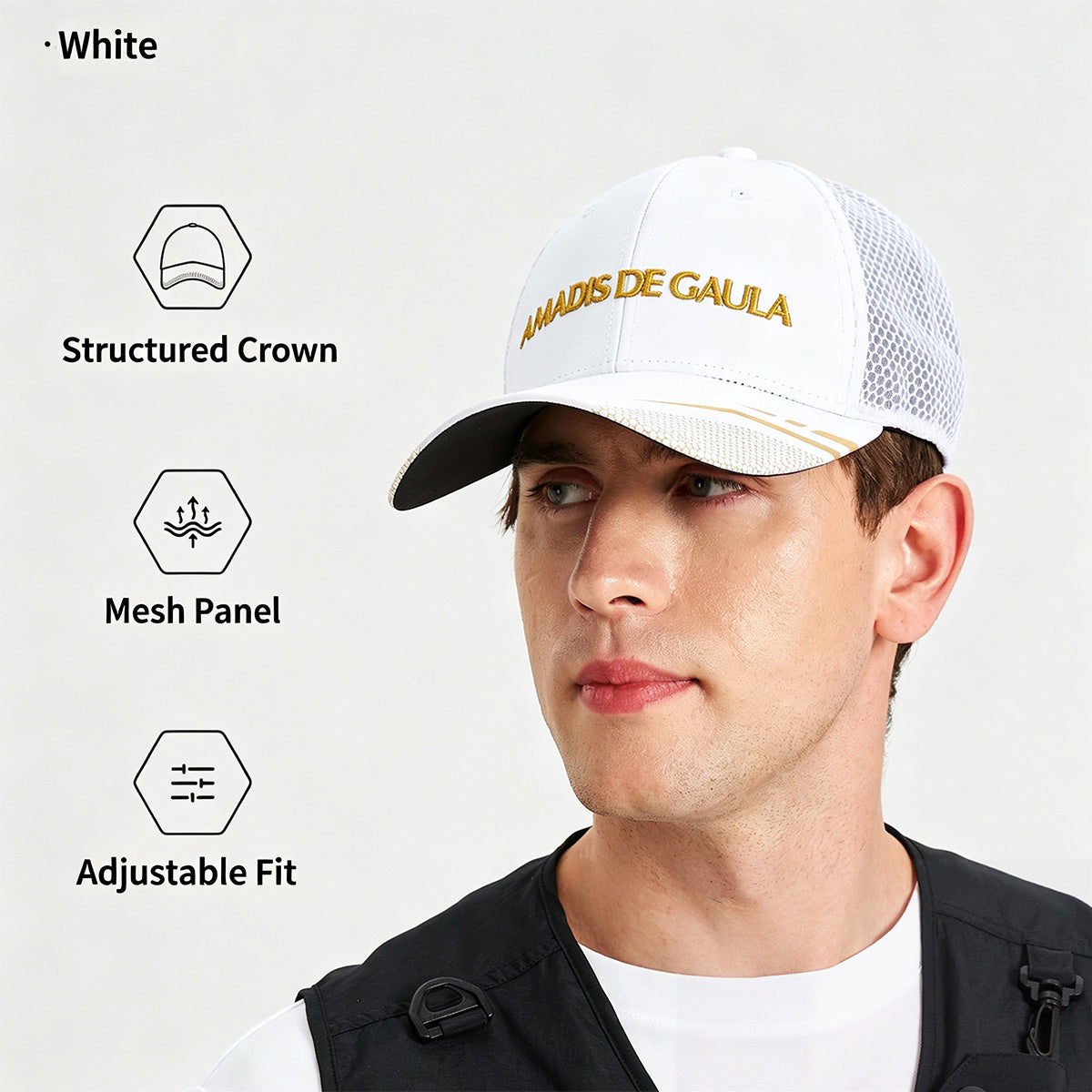 Outdoor Angler Cap – Lightweight Breathable Fishing Hat with UPF 50+ Sun Protection