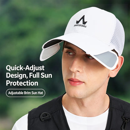Performance Fishing Cap for Men – Adjustable Fit, Breathable Mesh & Extended Sun Protection Brim