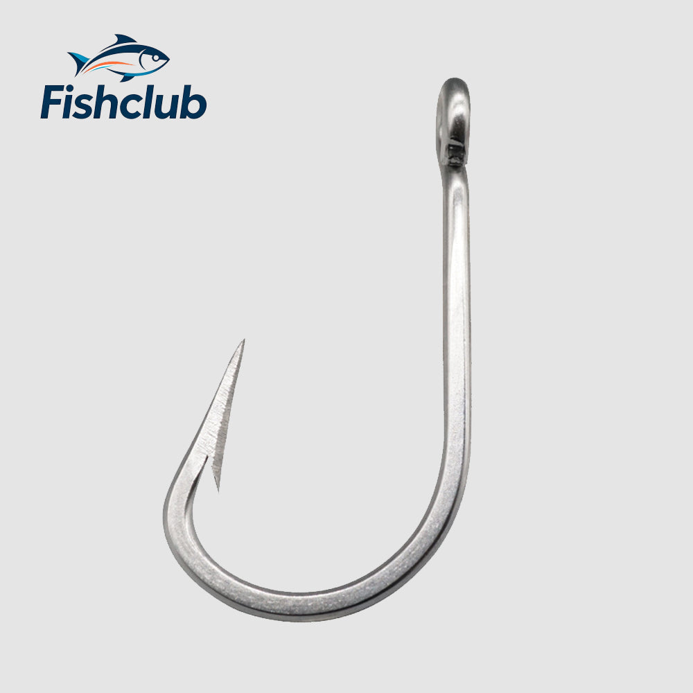 Heavy-Duty Stainless Steel Saltwater Fishing Hooks for Shark & Tuna Jigging