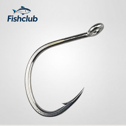 Heavy-Duty Tinned High-Carbon Steel Hooks for Pike & Deep-Sea Jigging 1003