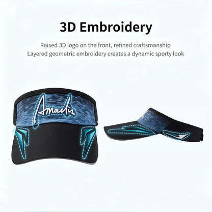 Fishing Sun Visor Hat – Breathable Open Top Cap with UPF 50+ Sun Protection & Structured Fit