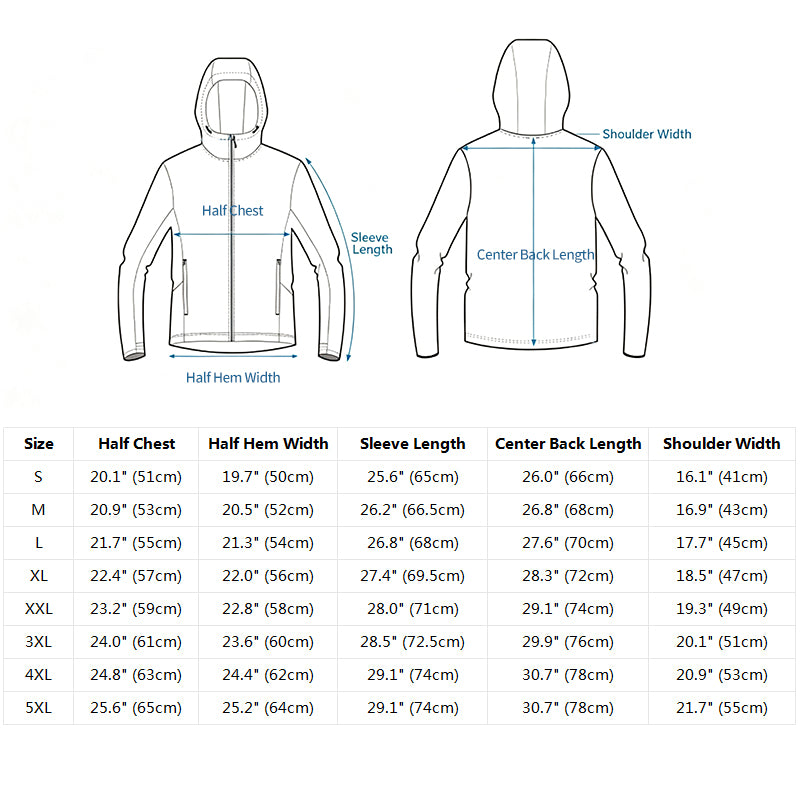 Men's Fishing Shirt, Moisture-Wicking Quick-Dry Stretch Fabric, UPF UV Sun Protection Hoodie 6311