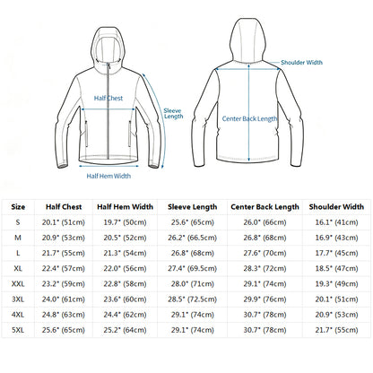 Men's Fishing Shirt, Moisture-Wicking Quick-Dry Stretch Fabric, UPF UV Sun Protection Hoodie 6311