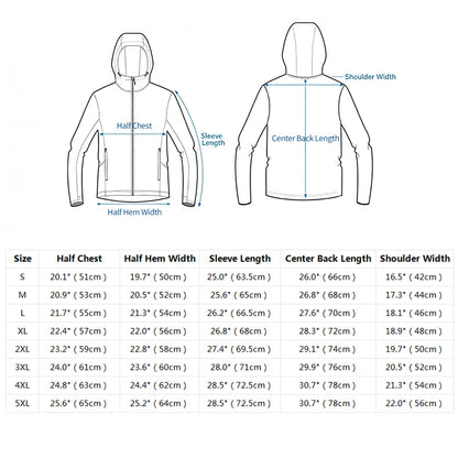 Men's Fishing Shirt, Moisture-Wicking Quick-Dry Stretch Fabric, UPF UV Sun Protection Hoodi 6319e