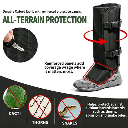 Outdoor Anti-Puncture Leg Gaiters for Hiking & Fishing