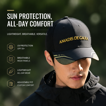 Outdoor Angler Cap – Lightweight Breathable Fishing Hat with UPF 50+ Sun Protection