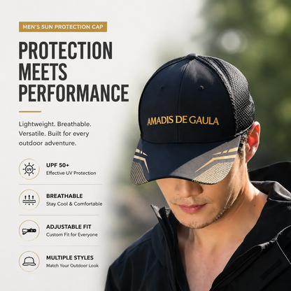 Outdoor Angler Cap – Lightweight Breathable Fishing Hat with UPF 50+ Sun Protection