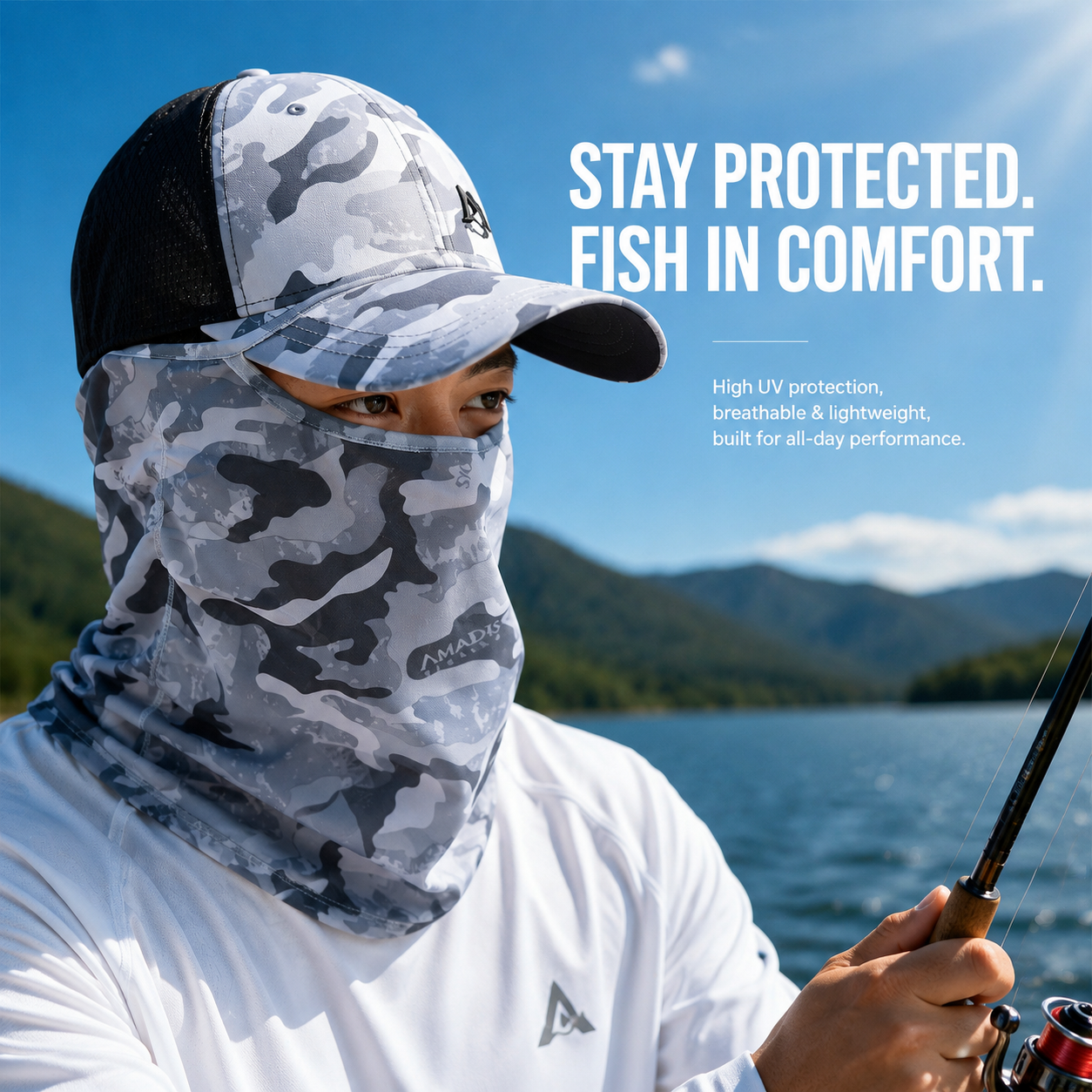 Outdoor Angler Cap – Lightweight Breathable Fishing Hat with UPF 50+ Sun Protection