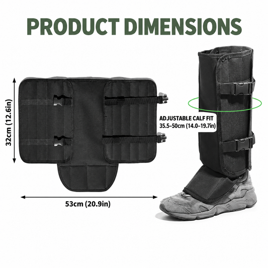 Outdoor Anti-Puncture Leg Gaiters for Hiking & Fishing