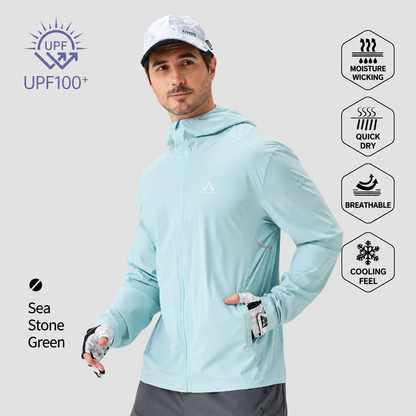 Men's Fishing Shirt, Moisture-Wicking Quick-Dry Stretch Fabric, UPF UV Sun Protection Hoodie（副本）
