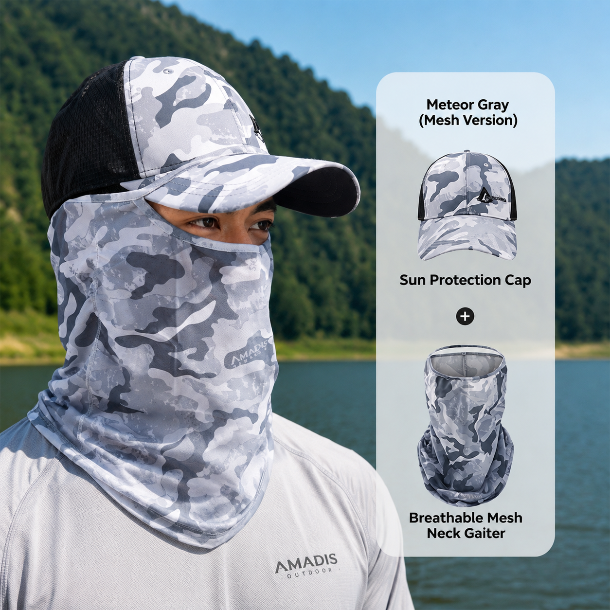 Outdoor Angler Cap – Lightweight Breathable Fishing Hat with UPF 50+ Sun Protection